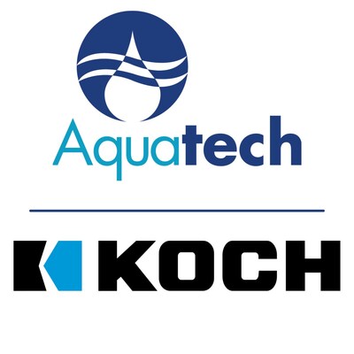 Aquatech and Koch logos Logo