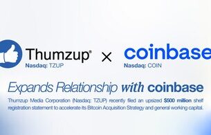 Thumzup Media Corporation x Coinbase
